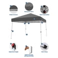 thumbnail image 2 of Carpa 3x3m (10x10 FT), Blanco - Refugio Plegable Portátil con Marco de Acero, Ideal para Patio, Jardín, Eventos, Playa y Fiestas (Incluye Bolsa de Transporte), 2 of 6