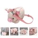 thumbnail image 4 of Bolsa de estudiante de peluche 1pc Bolsa de almacenamiento de diseño de cerdo de peluche, 4 of 6