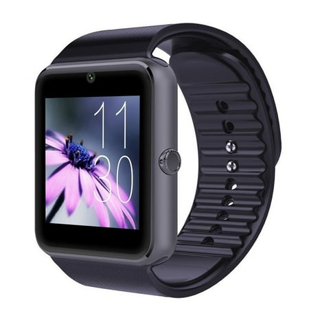 GT08 Bluetooth Smartwatch Smart Watch with SIM Card Slot and 2.0MP Camera for iPhone / Samsung and Android Phones (Best Smartwatch For Iphone Uk)