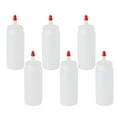 thumbnail image 1 of ColoMX 20 piezas de 120 ml de plástico, botellas de condimento exprimibles con tapa de punta, dispensadores para salsa de tomate, mostaza, salsas picantes, aceite de oliva, juego de barbacoa, 1 of 8