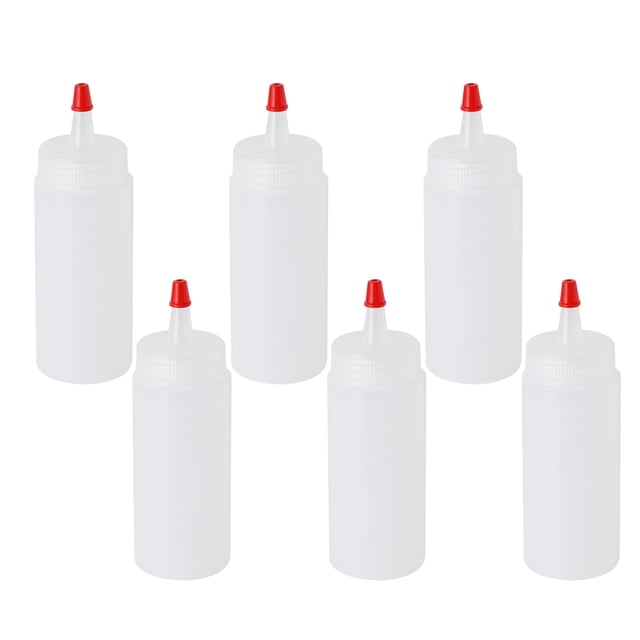 20 piezas de 120 ml de plástico, botellas de condimento exprimibles con tapa de punta, dispensadores para salsa de tomate, mostaza, salsas picantes, aceite de oliva, juego de barbacoa