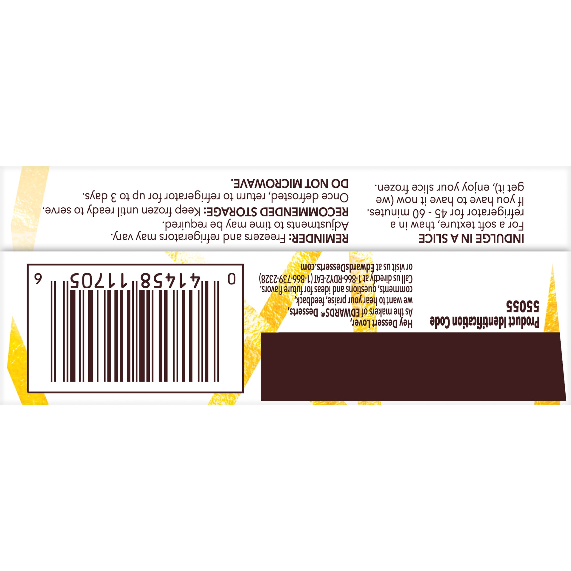 Edwards Singles Desserts Frozen Key Lime Pie Slices, 6.5 oz 2 Pack