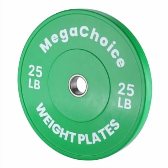 1Pc Rubber Barbell Plate With Printing