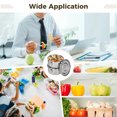 thumbnail image 5 of 4 PCS Stainless Steel Bento Boxes, 22 oz Reusable Food Storage Containers with Leakproof Silicone Ring & Locking Clips, Dishwasher Safe, Stackable Meal Prep Boxes for Fridge, Office, School, Picnic, 5 of 5