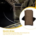thumbnail image 3 of Yuarrent Bolsa de Clips de liberación rápida WOSPORT con orificio de drenaje, bolsas de soporte multiángulo, equipo de cazador, accesorio de equipo Braun Yuarrent OD021170-02, 3 of 6