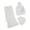 White, variant on ClimaZer0 Girl's Flower Beanie Hat Scarf and Gloves Winter Set