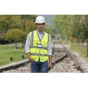 G & F Reflective Vest Safety Vest High Visibility with Reflective Strips ANSI Class 2, XL Yellow