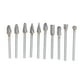 thumbnail image 1 of Brocas De Molienda, Juego De Fresas Rotativas Duraderas De Alta Eficiencia De 10 Piezas De Acero De Tungsteno De Carburo Con Vástago Estándar Para Limpieza De Cicatriz De, 1 of 7