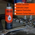 thumbnail image 2 of Kroil Penetrating Oil with Silicone (Aerosol Spray-10oz Can-Single), Penetrant for Rusted Bolts, Metal, Lubricant for Hinges, Chains, Moving Parts (SK102), 2 of 5