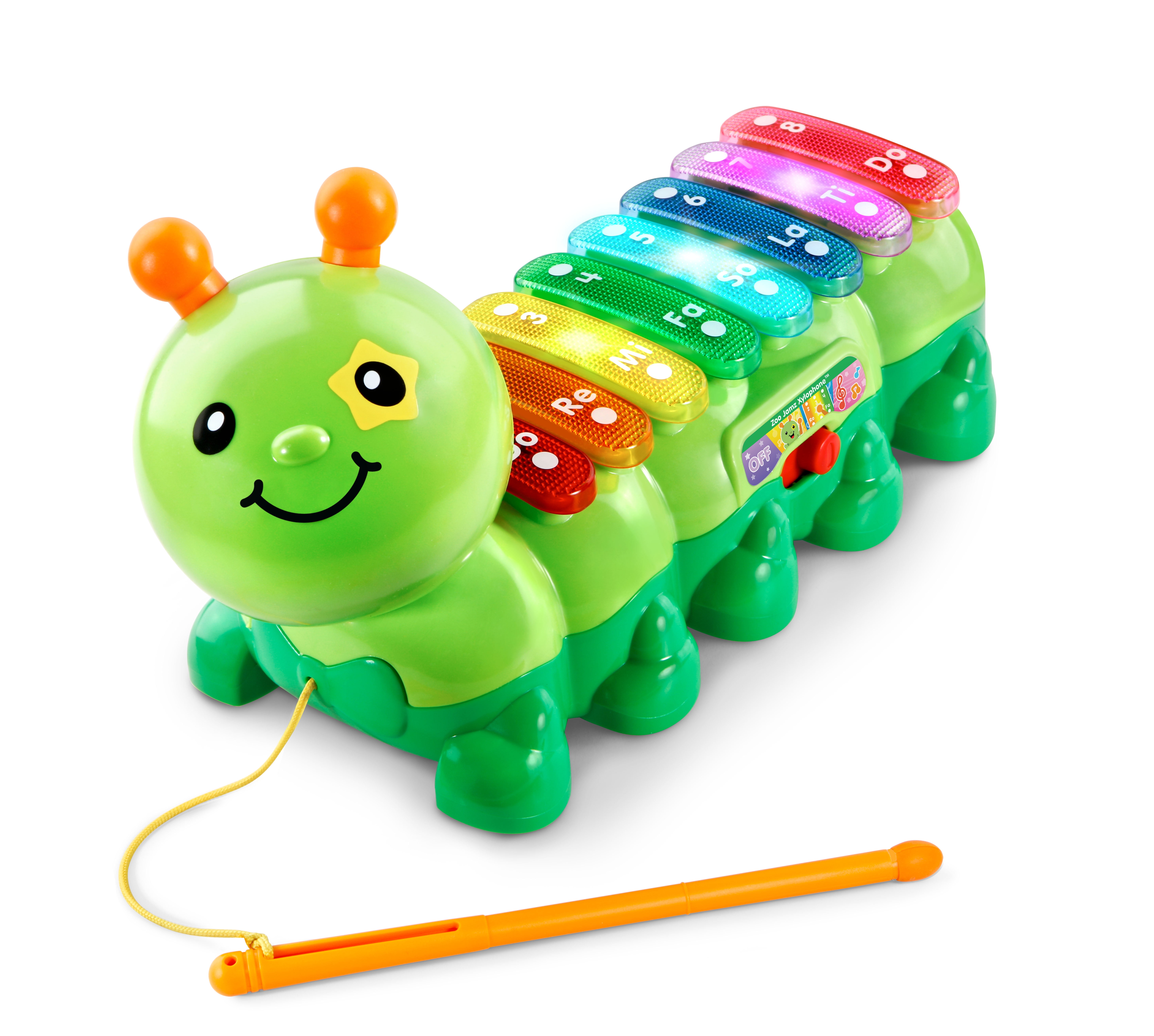 VTech Zoo Jamz Xylophone Caterpillar, Musical Teaching Toy for Infants