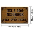 thumbnail image 3 of Funny Letter Doormat Good Neighbor Mat Funny Door Mats Outdoor Super Absorbent Quick Drying, Machine Washable Rug for Entryway Indoor for Entrance Front Door Outdoor Entrance Porch, 24x16IN, 3 of 6