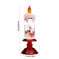 thumbnail image 3 of Decoración Navideña Vela Navideña Luces Nocturnas Adorno Navideño Cena Romántica a La Luz de Las Velas Luces de Estrellas de Mesa Regalos de Escritorio Capacidad de Líquido (100 Ml), 3 of 6