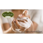 Kalliston | OLIVE SOAP with SAGE LEAF & SAGE EXTRACT | Olive Soaps with Herbs Collection | For Detoxifying & Cleansing | FREE PUMICE STONE | Born in Greece | 200g each soft bar | Pack of 2