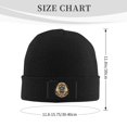 thumbnail image 3 of XMXT Winter Casual Beanie Hats for Men Women, Egyptian Pharaoh Skull Unisex Adult Cap Warm Daily Knit Hat Skull Caps, Black, 3 of 9
