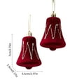 thumbnail image 6 of Toycle Flocking Pendant Ornaments Christmas Tree Decoration Small Pendant Christmas Window Decoration Ornaments(N,Plastic), 6 of 6