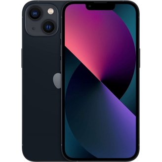 Apple iPhone 13 ブラック Apple iPhone 13, 128GB Midnight, Refurbished, Dual-Camera, A15