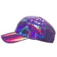 thumbnail image 3 of Gorra de béisbol multicolor de cuero PU para mujer - Ajustable, ligera, estilo informal, unisex para la playa/deporte, 3 of 7