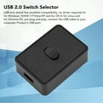 thumbnail image 3 of USB Switch, One Key Switching Easy Installation USB Switcher 2 PC Share 1 Device Ultra Fast 1 in 2 Out  for Keyboards for Scanners, 3 of 7