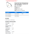 thumbnail image 2 of Pump To Gear Power Steering Pressure Line Hose Assembly - Compatible with 2010 - 2013 Mazda 3 2011 2012, 2 of 2