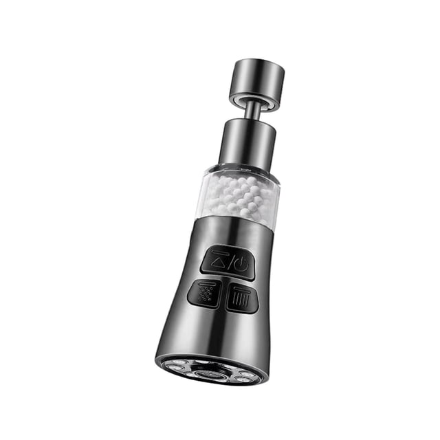 Pisexur Batería de cocina Purificador de agua con filtro giratorio para grifo de cocina para la cocina del hogar