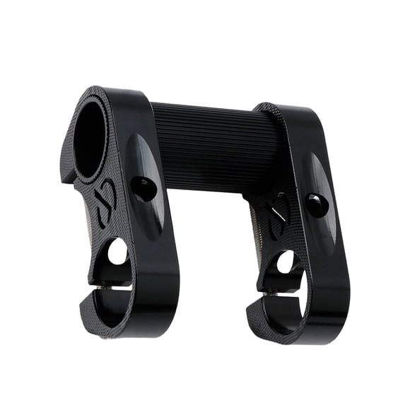 Greeniant Extensión del manillar Mango de doble vástago ajustable Reemplazo hueco Suministro deportivo Ciclismo SP8 Piezas de conversión Ciclismo Negro