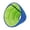 Fluorescent Green, variant on Dog Soft Cone Collar with Breathable Mesh, 1 Pack, Fluorescent Green and Blue, for Pets Recovery
