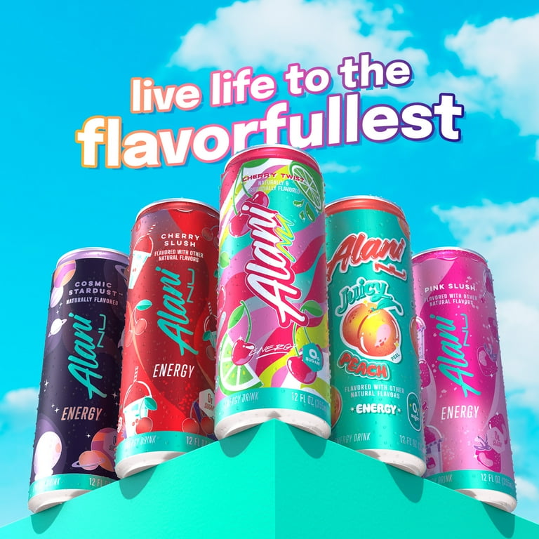 Alani Nu Cherry Twist Energy Drink 12 fl oz Can with 200mg