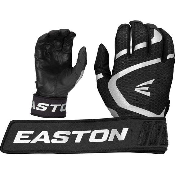 Easton Adult Mav GT Locked In Baseball Batting Gloves | Black | Small