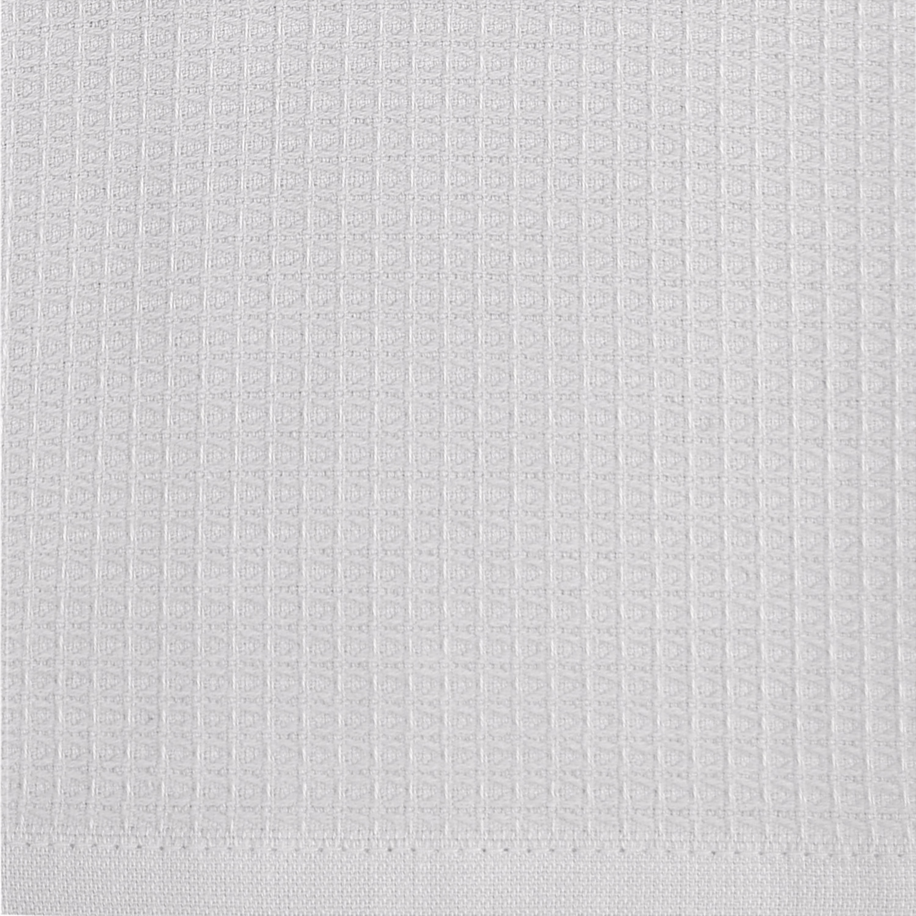 (2 pack) Better Homes & Gardens 4 Piece Waffle Kitchen Towel, Soft Silver