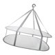 thumbnail image 3 of Double Layer Grey Clothes Drying Net with Windproof Hooks, Foldable Mesh Hanging Basket for Indoor Outdoor Use, Multi Function Clothes Dryer for, 3 of 3