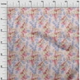 thumbnail image 3 of oneOone Cotton Flex Light Pink Fabric Floral Dress Material Fabric Print Fabric By The Yard 40 Inch Wide, 3 of 4