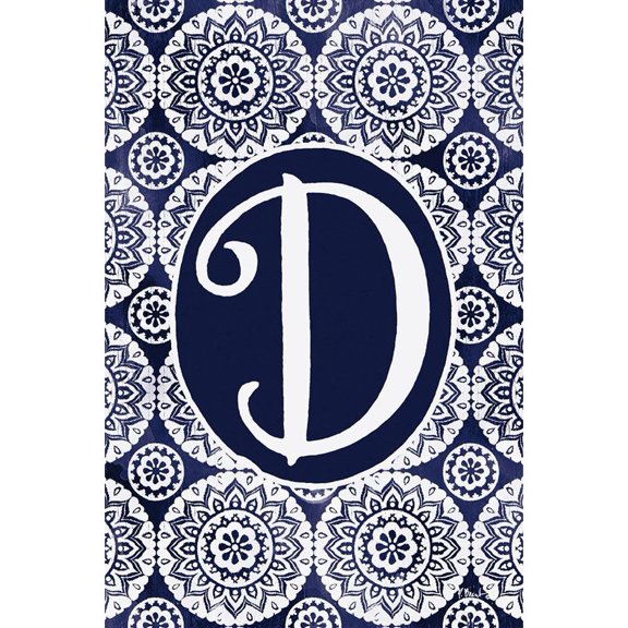 Custom Decor Garden Flag - Indigo Boho D
