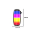 thumbnail image 3 of Altavoces Bluetooth Inalámbrico 5.0 Colorido Transmisor de Audio, Subwoofer Portátil de Plástico Negro Altavoz de Sonido Envolvente Hifi, Diseño Luminoso, 3 of 9