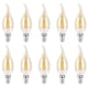 thumbnail image 3 of Bombilla, 10 piezas C35 LED doradas, la mejor de su clase, 3 of 12