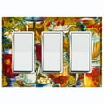 thumbnail image 1 of Metal Light Switch Plate Cover Cafe Brunch Drinks COF016, 1 of 13