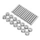 thumbnail image 5 of Kit De Pernos De Garganta De Culata De Acero Inoxidable, 14 Uds., Repuesto Para Motores De Bloque Chevy BBC 348 396, 5 of 5