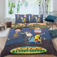 thumbnail image 2 of Los Thornberrys Salvajes Conjunto de sábanas temático, trío de piezas, cómodo y amigable con la piel, diseño único, regalo de decoración para el hogar para familiares, amigos y fans,135cm *200cm, 2 of 6
