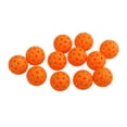 thumbnail image 1 of Outdoor Hole Balls, 74mm Diameter 12PCS 40 Holes High Elasticity Stable Flying Paths PE  Set  For Hitting Pitching Practice Orange, 1 of 8
