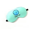 thumbnail image 2 of Cartoon Sleeping Eyeshade Blackout Eyes Mask Cold Blinder Eye Fatigue Elimination(Green Clock), 2 of 3