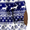 thumbnail image 3 of Men's Big & Tall Christmas Sweatshirt Half-Zip 3D Cartoon Graphic Sweatshirt Merry Christmas Pullover Xmas Holiday Party Tops, 3 of 5