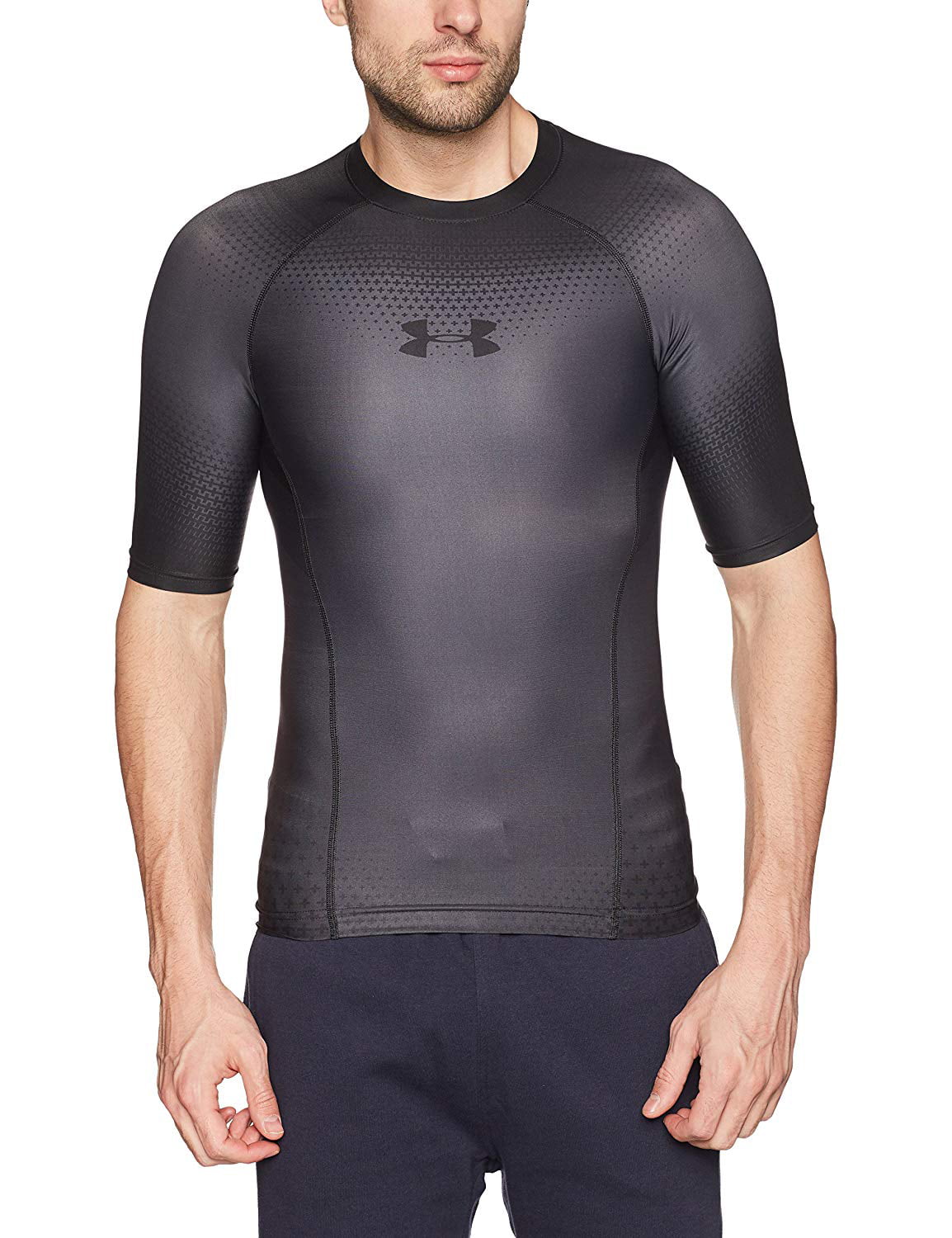 Under Armour - Mens Activewear Top Compression Short Sleeve 2XL ...