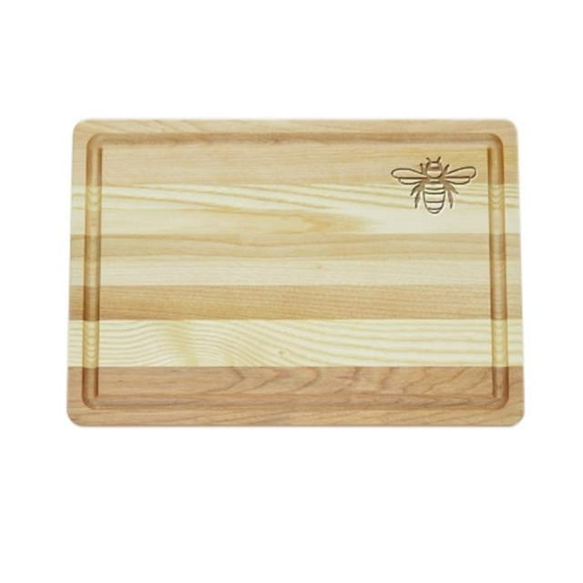 Carved Solutions Master Collection Wooden Cutting Board Medium-Bee