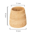 thumbnail image 2 of tamizeot Creative Pencil Holder Organizer Pen Storage Box Beautiful Rattan For Classmates Friends Gift Pen Holder Highlighters. Tower Shape, 2 of 6