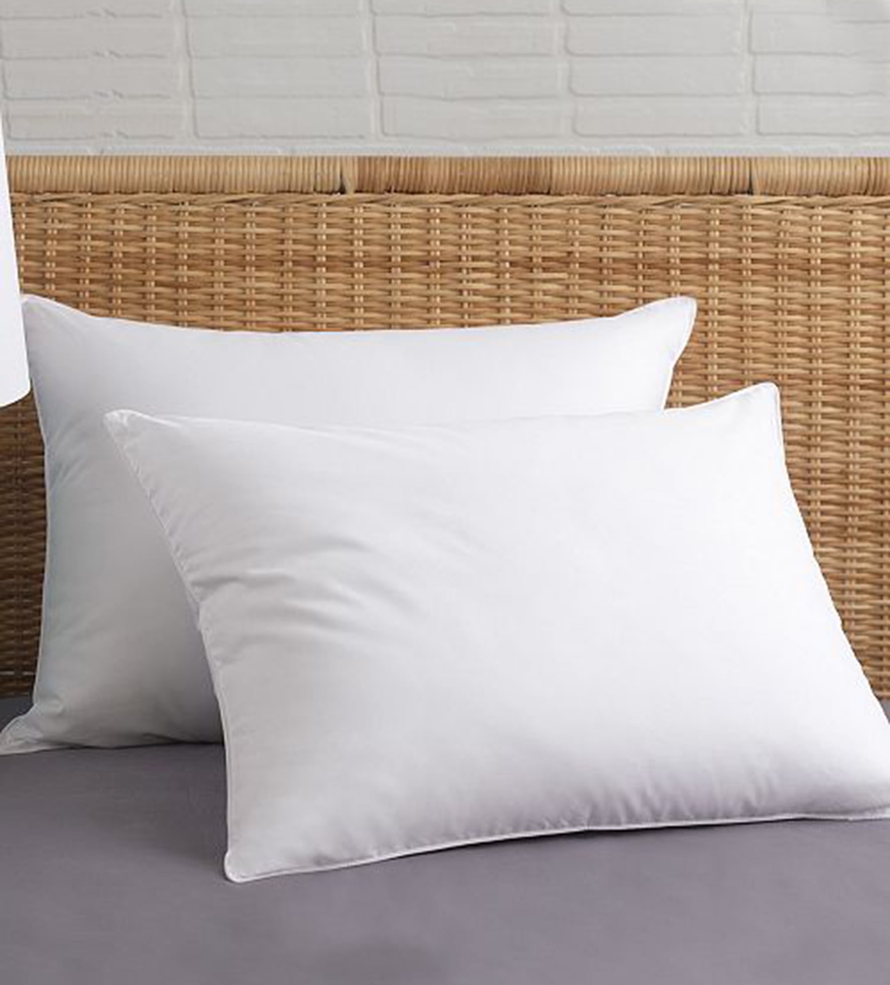 Jumbo 2-pack Bed Pillows White Standard/Queen 20x28" - Walmart.com