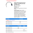 thumbnail image 2 of Engine Coolant Temperature Sensor Connector - Compatible with 2002 - 2009 GMC Envoy 2003 2004 2005 2006 2007 2008, 2 of 2
