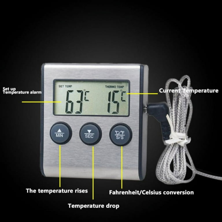 Instant Read Digital Electronic Meat Cooking Thermometer for Kitchen Food Grill Oven BBQ and Smoker Instant Read Digital Electronic Meat Cooking Thermometer for Kitchen Food Grill Oven BBQ and Smoker