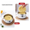 thumbnail image 4 of Stainless Steel Bubble Bowl Plastic Korean Large Bubble Face Cup Double Floor Cover Fresh Bowl Pink 1200ml To Send A Spoon Color Box, 4 of 8