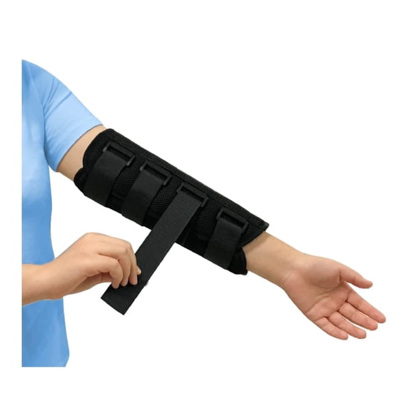 Elbow Brace for Cubital Tunnel Syndrome - Nighttime Splint for Ulnar Nerve Support, Tennis Elbow Pain Relief, Adjustable Stabilizer for Comfortable Sleep (Medium)