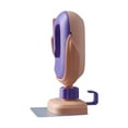thumbnail image 2 of BUYISI 1PCS Hairdryer Bracket With Non-marking Sticker Punch Suction Wall Hanger Purple, 2 of 5