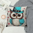thumbnail image 2 of COMIO  Cut owl Pillows，owl Pillow Covers，owl Gifts for Women，Owls Decor owl Pillow Covers Decor for livingroom Bedroom, 2 of 5